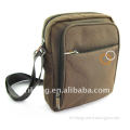 Brown Canvas Man Style Sport Single Shoulder Sling Bag